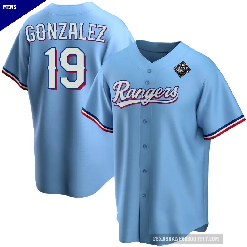 Juan Gonzalez Jersey, Juan Gonzalez Limited, Elite, Replica