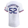 Men's No.52 Walter Pennington Texas Rangers White Elite Home Jersey