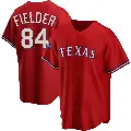 Men's No.84 Prince Fielder Texas Rangers Red Replica Alternate 2023 World Series Champions Jersey