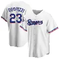 Youth No.23 Jake Odorizzi Texas Rangers White Replica Home 2023 World Series Champions Jersey