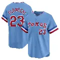 Youth No.23 Kevin Plawecki Texas Rangers Light Blue Limited Cooperstown Collection Jersey