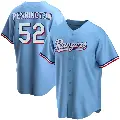 Youth No.52 Walter Pennington Texas Rangers Light Blue Replica Alternate Jersey